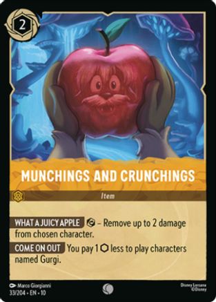 Munchings and Crunchings (33/204) - Whispers in the Well Cold Foil | Grognard Games