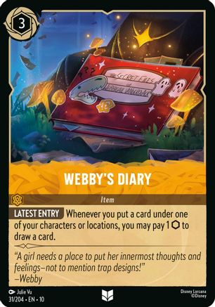 Webby's Diary (31/204) - Whispers in the Well | Grognard Games