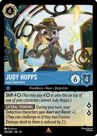 Judy Hopps - Lead Detective (150/204) - Whispers in the Well | Grognard Games