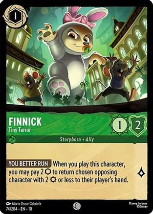 Finnick - Tiny Terror (74/204) - Whispers in the Well Cold Foil | Grognard Games