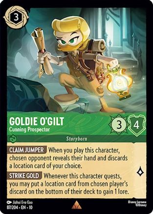 Goldie O'Gilt - Cunning Prospector (87/204) - Whispers in the Well | Grognard Games
