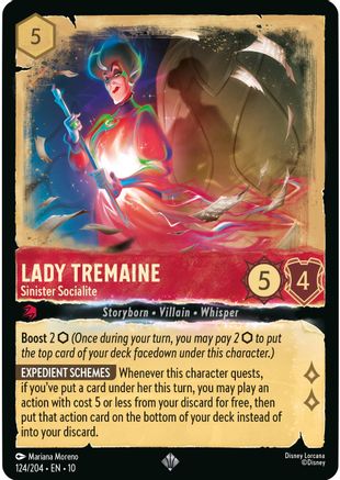Lady Tremaine - Sinister Socialite (124/204) - Whispers in the Well | Grognard Games