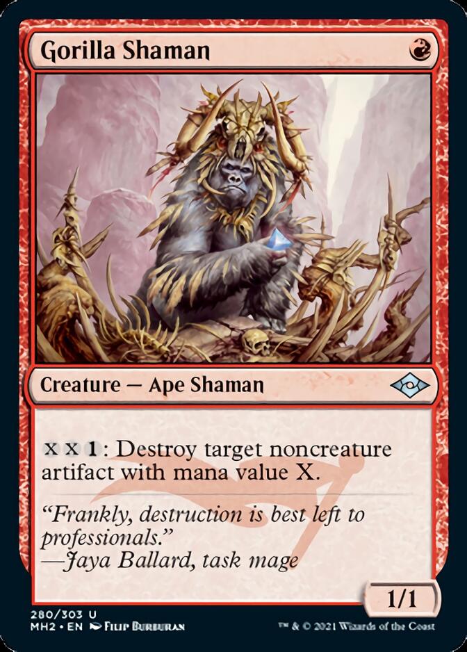 Gorilla Shaman (Foil Etched) [Modern Horizons 2] | Grognard Games