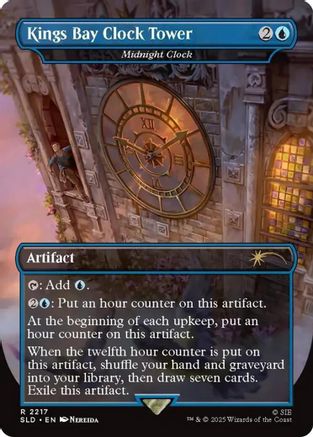 Kings Bay Clock Tower - Midnight Clock (SLD-2217) - Secret Lair Drop Series | Grognard Games
