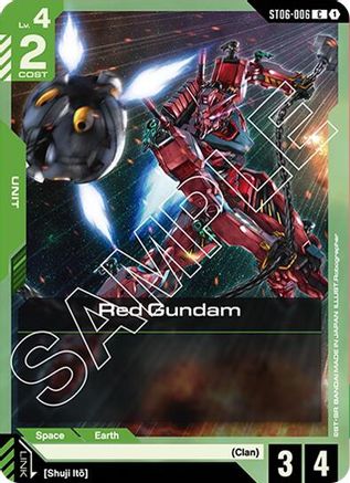 Red Gundam (C) - Starter Deck 06 Clan Unity (ST06-006) | Grognard Games