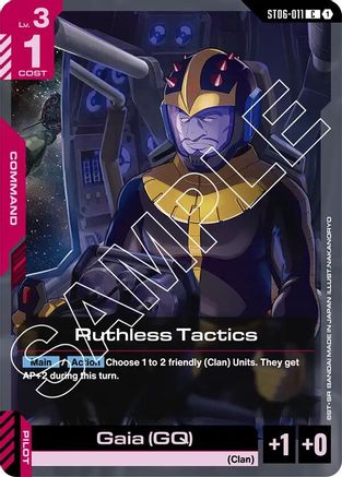 Ruthless Tactics - Starter Deck 06 Clan Unity (ST06-011) | Grognard Games