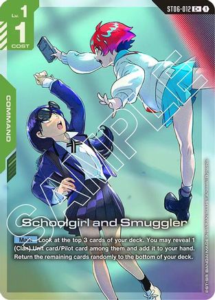 Schoolgirl and Smuggler (C+) - Starter Deck 06 Clan Unity (ST06-012) Holofoil