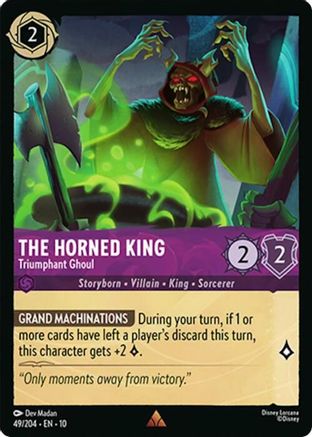 The Horned King - Triumphant Ghoul (49/204) - Whispers in the Well | Grognard Games