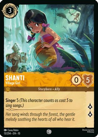Shanti - Village Girl (13/204) - Whispers in the Well | Grognard Games