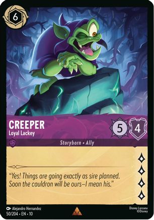 Creeper - Loyal Lackey (50/204) - Whispers in the Well | Grognard Games