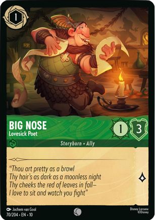 Big Nose - Lovesick Poet (70/204) - Whispers in the Well | Grognard Games
