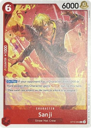 Sanji - ST10-004 (ST10-004) - Learn Together Deck Set | Grognard Games