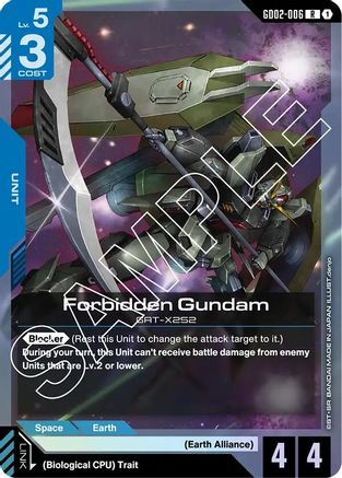 Forbidden Gundam - Dual Impact (GD02-006) Holofoil | Grognard Games
