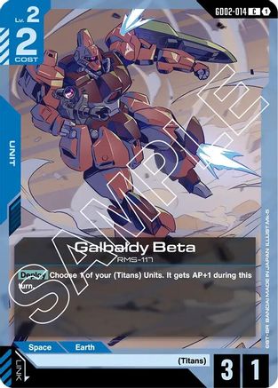 Galbaldy Beta - Dual Impact (GD02-014) | Grognard Games