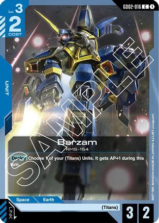 Barzam - Dual Impact (GD02-016) | Grognard Games