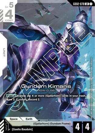 Gundam Kimaris - Dual Impact (GD02-070) Holofoil