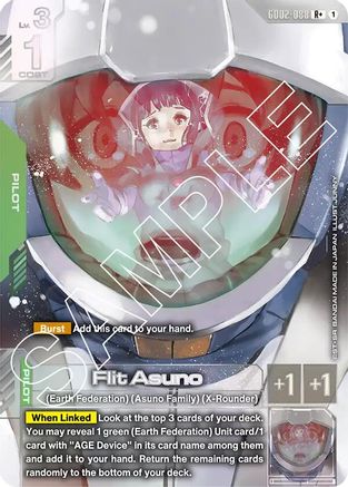 Flit Asuno (R+) - Dual Impact (GD02-088) Holofoil