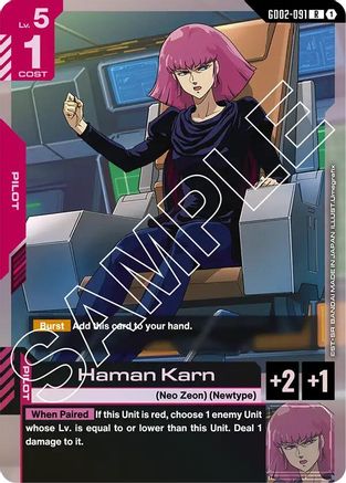 Haman Karn - Dual Impact (GD02-091) Holofoil