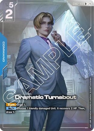 Dramatic Turnabout (R+) - Dual Impact (GD02-100) Holofoil