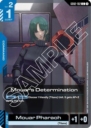 Mouar's Determination - Dual Impact (GD02-102) | Grognard Games