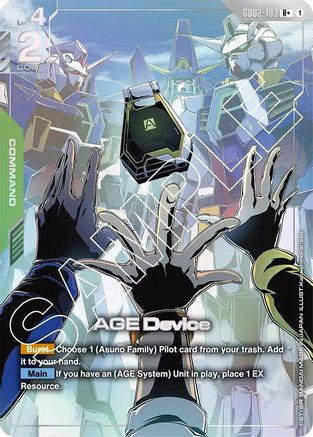 AGE Device (R+) - Dual Impact (GD02-103) Holofoil | Grognard Games