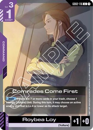 Comrades Come First - Dual Impact (GD02-116) | Grognard Games