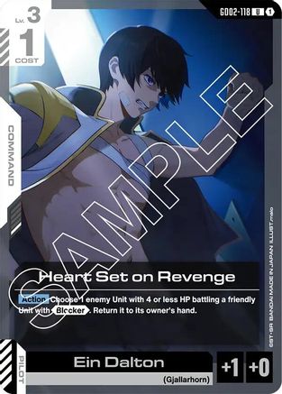 Heart Set on Revenge - Dual Impact (GD02-118) | Grognard Games