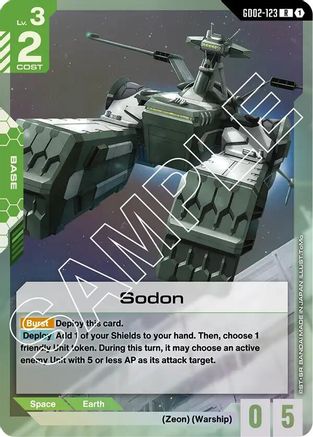 Sodon - Dual Impact (GD02-123) Holofoil | Grognard Games