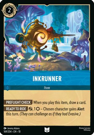 Inkrunner (169/204) - Whispers in the Well Cold Foil | Grognard Games