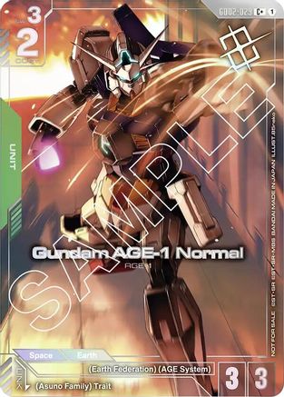 Gundam AGE-1 Normal (Store Tournament Winner Pack 02) - Gundam Promotional Cards (GD02-029) Holofoil | Grognard Games