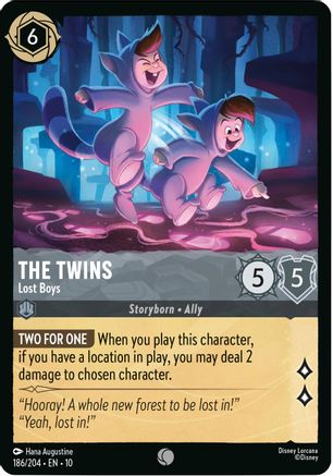 The Twins - Lost Boys (186/204) - Whispers in the Well Cold Foil | Grognard Games