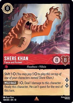 Shere Khan - Fierce and Furious (128/204) - Whispers in the Well | Grognard Games