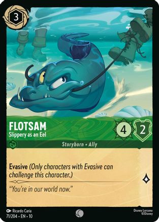 Flotsam - Slippery as an Eel (71/204) - Whispers in the Well Cold Foil | Grognard Games
