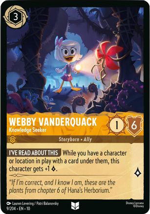 Webby Vanderquack - Knowledge Seeker (9/204) - Whispers in the Well | Grognard Games