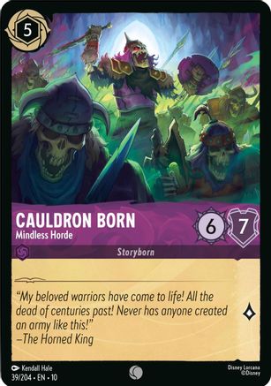 Cauldron Born - Mindless Horde (39/204) - Whispers in the Well | Grognard Games