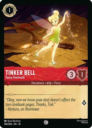 Tinker Bell - Fancy Footwork (106/204) - Whispers in the Well | Grognard Games