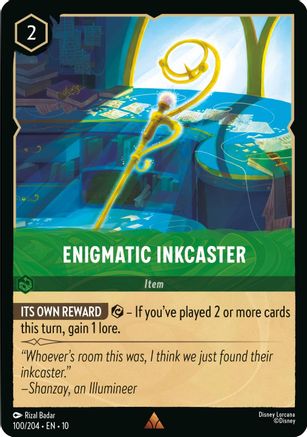 Enigmatic Inkcaster (100/204) - Whispers in the Well | Grognard Games