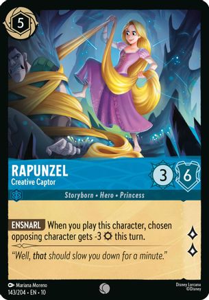 Rapunzel - Creative Captor (143/204) - Whispers in the Well Cold Foil | Grognard Games