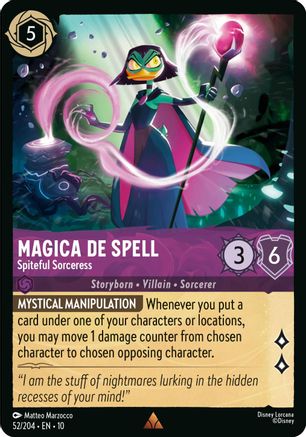 Magica De Spell - Spiteful Sorceress (52/204) - Whispers in the Well Cold Foil | Grognard Games