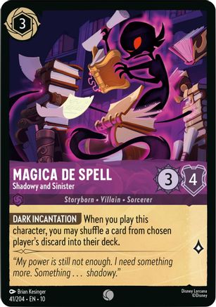 Magica De Spell - Shadowy and Sinister (41/204) - Whispers in the Well | Grognard Games