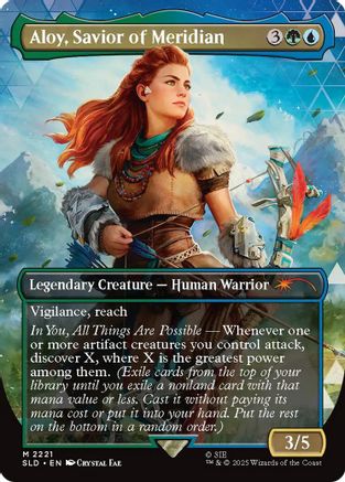 Aloy, Savior of Meridian (SLD-2221) - Secret Lair Drop Series | Grognard Games