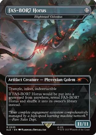 FAS-BOR7 Horus - Blightsteel Colossus (SLD-2223) - Secret Lair Drop Series | Grognard Games