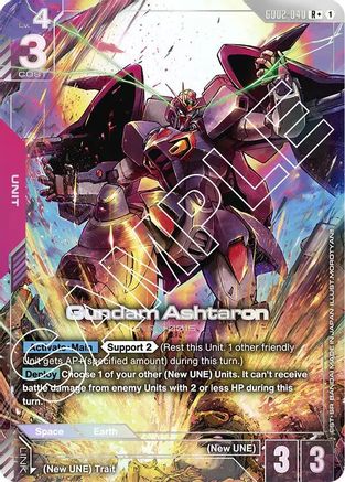 Gundam Ashtaron (R+) - Dual Impact (GD02-040) Holofoil