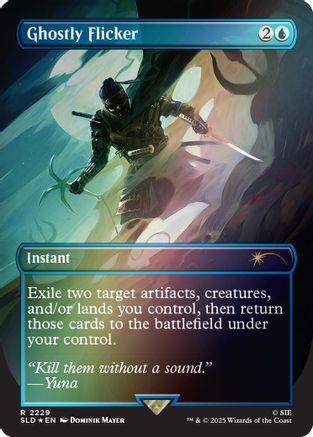 Ghostly Flicker (Rainbow Foil) (SLD-2229) - Secret Lair Drop Series Foil | Grognard Games