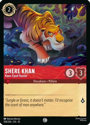 Shere Khan - Keen-Eyed Hunter (108/204) - Whispers in the Well | Grognard Games