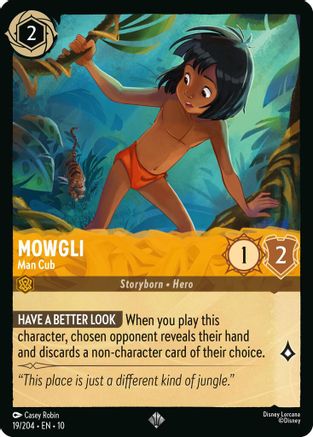 Mowgli - Man Cub (19/204) - Whispers in the Well Cold Foil | Grognard Games