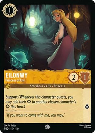 Eilonwy - Princess of Llyr (7/204) - Whispers in the Well Cold Foil | Grognard Games