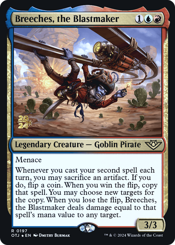 Breeches, the Blastmaker [Outlaws of Thunder Junction Prerelease Promos] | Grognard Games