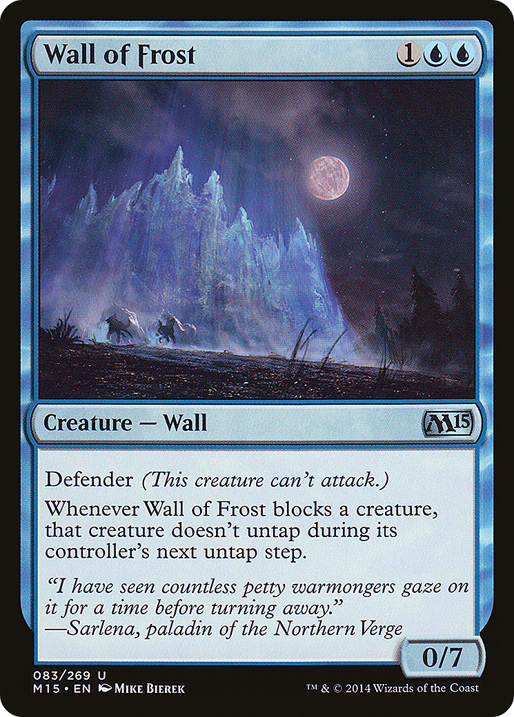 Wall of Frost [Magic 2015] | Grognard Games
