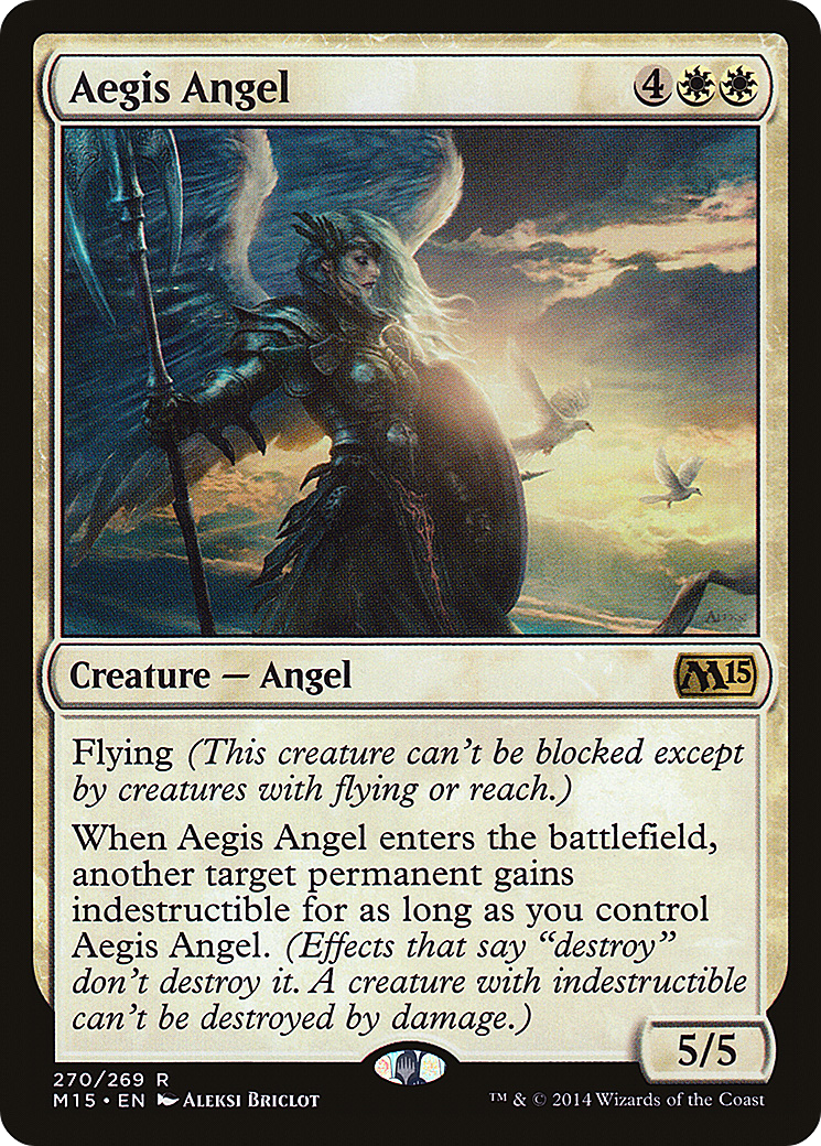 Aegis Angel (M15-270) - Magic 2015 Foil | Grognard Games